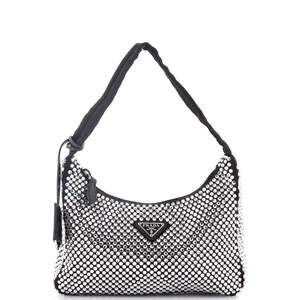 Prada Re-Edition Hobo Crystal #237374P19B